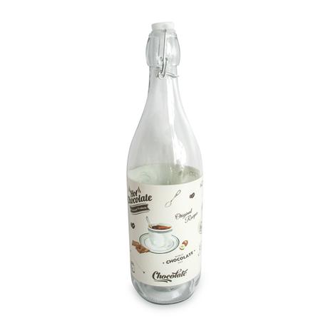 Skleněná láhev s patentním uzávěrem TORO 1l C...